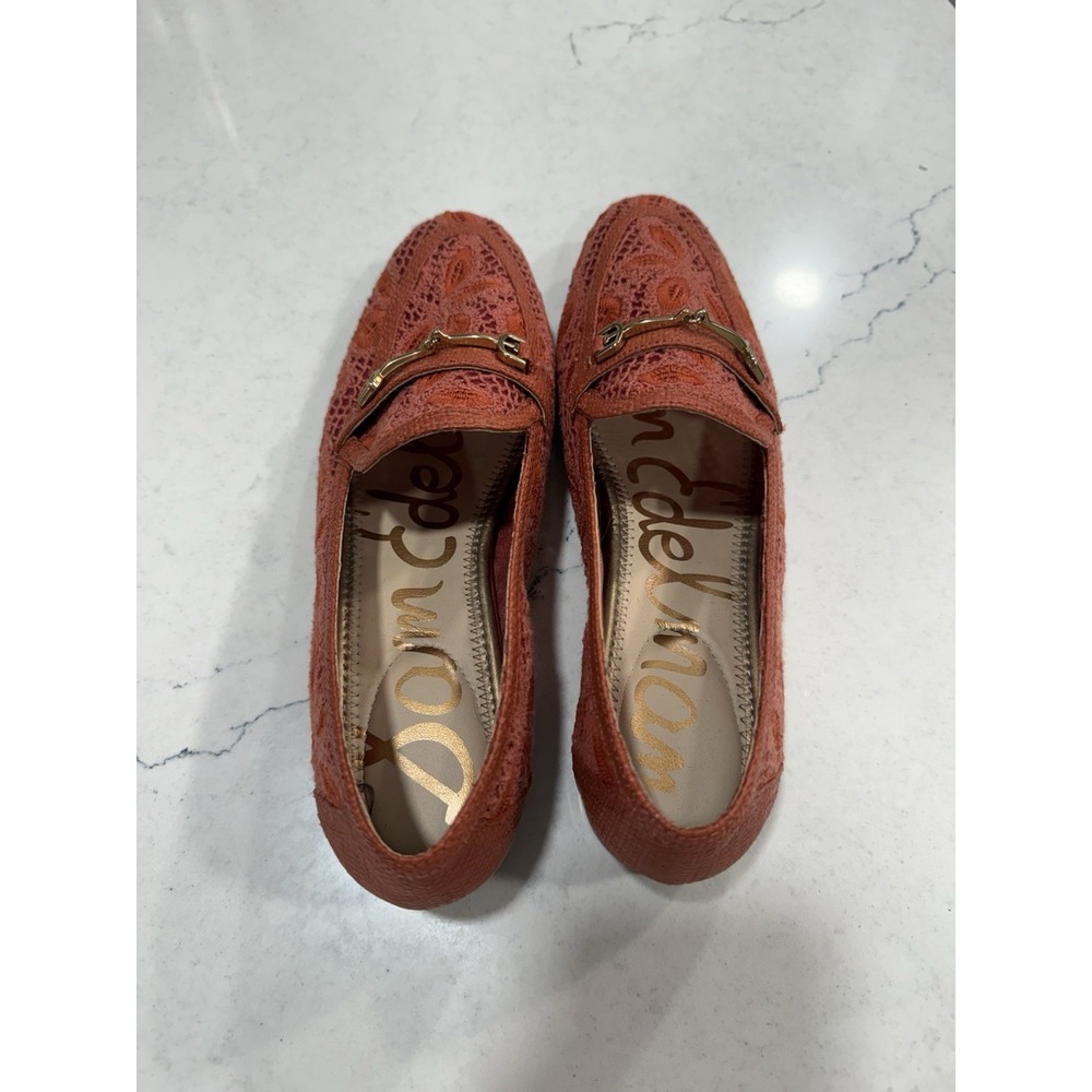 Sam Edelman Women's Loraine Regal Bit Loafer Coral Size 9 Flats Slip On - Picture 5 of 8